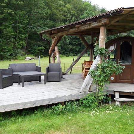 Schlummerfass An Der Bockmuehle Hohnstein Exteriör bild