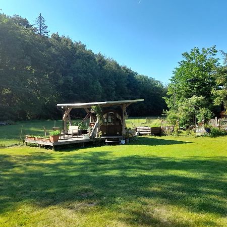 Schlummerfass An Der Bockmuehle Hohnstein Exteriör bild